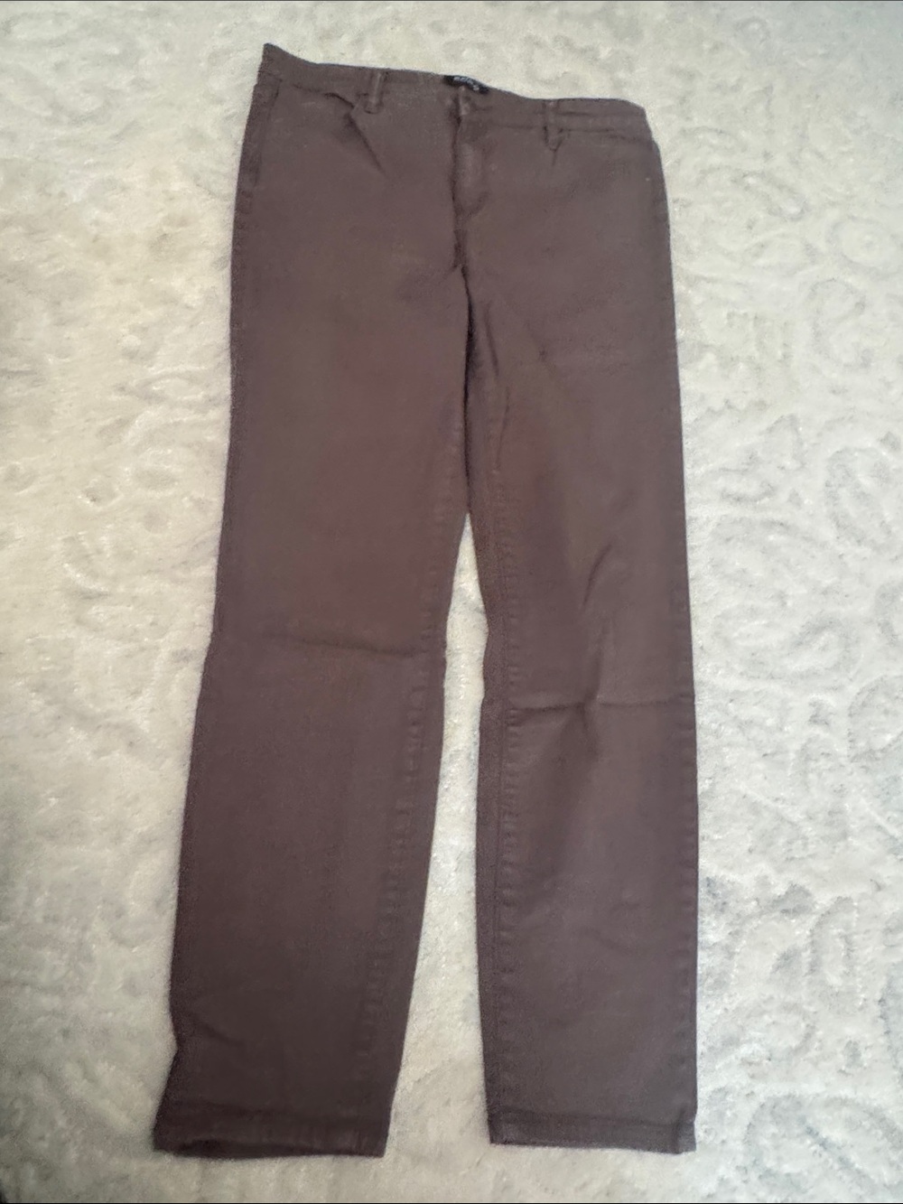 Buffalo David Bitton Women's Brown Straight-Leg Pants